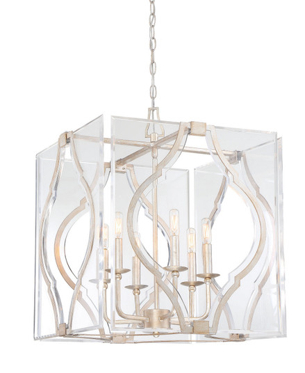 Brenton Cove Six Light Pendant in Gold Mist Gold Leaf (29|N7767-683)