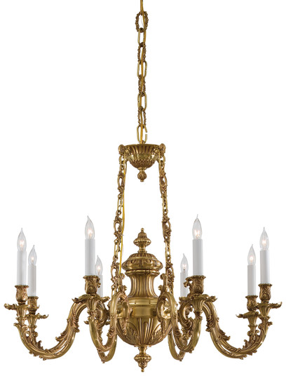 Metropolitan Eight Light Chandelier in Classic Brass (29|N700408)