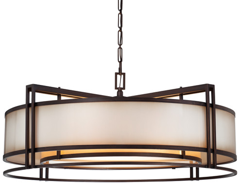 Underscore Five Light Pendant in Cimmaron Bronze (29|N6967-1-267B)