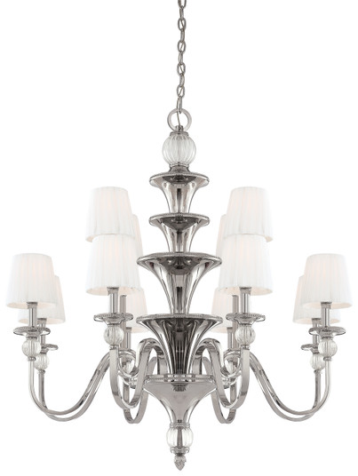 Aise 12 Light Chandelier in Polished Nickel (29|N6611-613)
