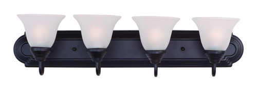 Essentials - 801x Four Light Bath Vanity in Oil Rubbed Bronze (16|8014FTOI)