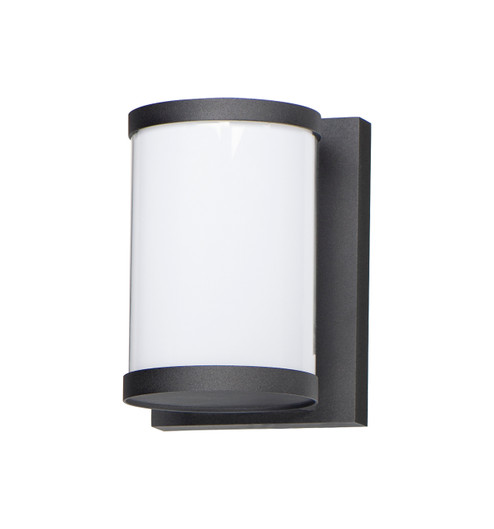 Barrel LED Outdoor Wall Sconce in Black (16|52125WTBK)