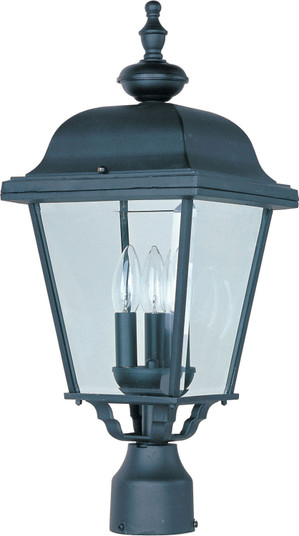 Builder Cast Three Light Outdoor Pole/Post Lantern in Black (16|3008BK)