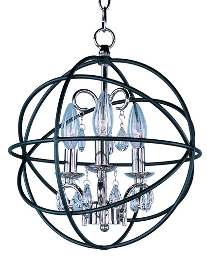 Orbit Three Light Pendant in Anthracite / Polished Nickel (16|25140ARPN)