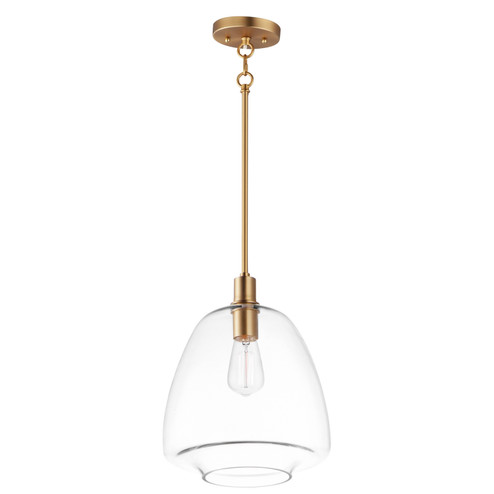 Babylon One Light Pendant in Satin Brass (16|11116CLSBR)