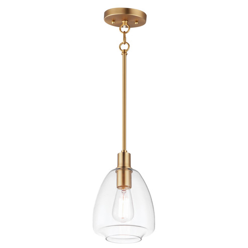 Babylon One Light Pendant in Satin Brass (16|11112CLSBR)