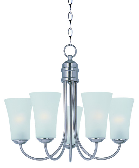 Logan Five Light Chandelier in Satin Nickel (16|10045FTSN)