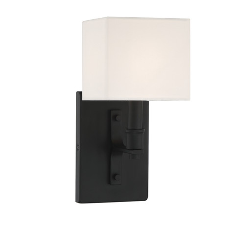 Collins One Light Wall Sconce in Matte Black (159|V6-L9-8550-1-89)