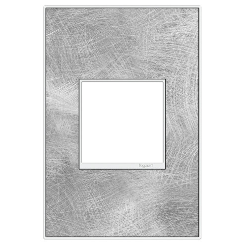 Adorne Gang Wall Plate in Spiraled Stainless (246|AWM1G2SP4)