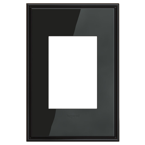 Adorne Wall Plate in Black Nickel (246|AWC1G3BLN4)