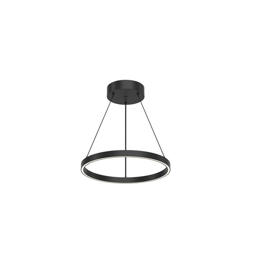 Cerchio LED Pendant in Black (347|PD87118-BK)