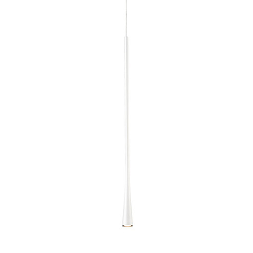 Taper LED Pendant in White (347|PD15824-WH)