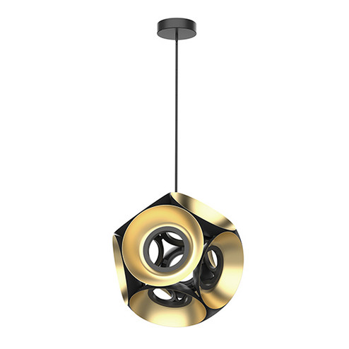 Magellan LED Chandelier in Black/Gold (347|CH51232-BK/GD)