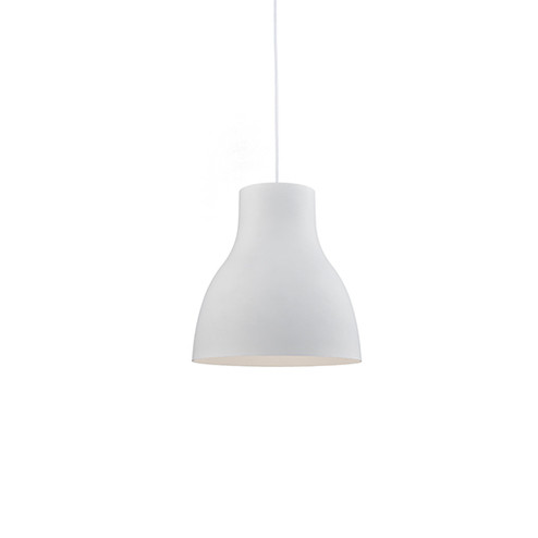 Cradle One Light Pendant in White (347|494216-WH)