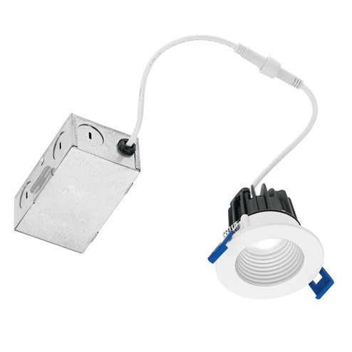Direct To Ceiling Mini LED Recessed Downlight in Textured White (12|DLMN02R3090WHT)