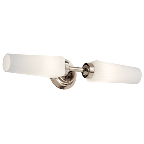 Truby Two Light Wall Sconce in Polished Nickel (12|55074PN)
