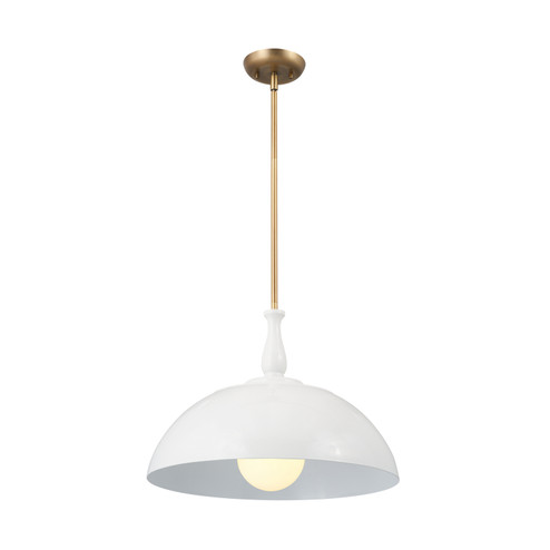 Fira One Light Pendant in White (12|52477WH)