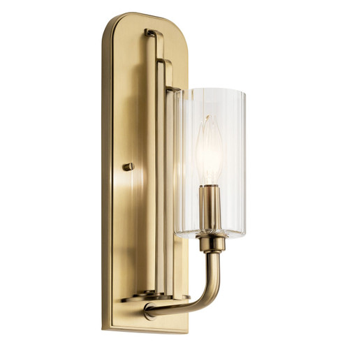 Kimrose One Light Wall Sconce in Brushed Natural Brass (12|52415BNB)