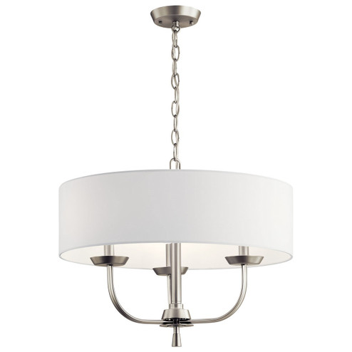 Kennewick Three Light Chandelier in Brushed Nickel (12|52384NI)