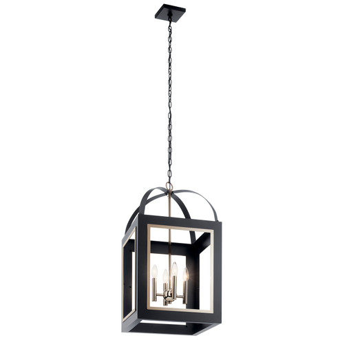 Vath Four Light Foyer Pendant in Black (12|52029BK)