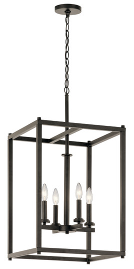 Crosby Four Light Foyer Pendant in Olde Bronze (12|43998OZ)