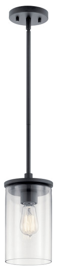 Crosby One Light Mini Pendant in Black (12|43996BK)