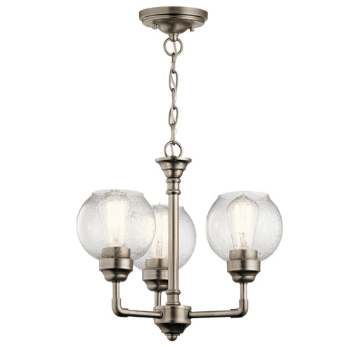 Niles Three Light Chandelier/Semi Flush Mount in Antique Pewter (12|43992AP)