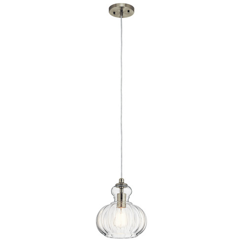 Riviera One Light Mini Pendant in Brushed Nickel (12|43956NI)