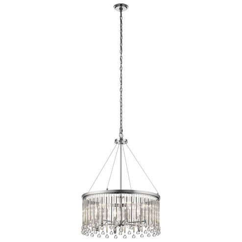 Piper Six Light Pendant in Chrome (12|43723CH)