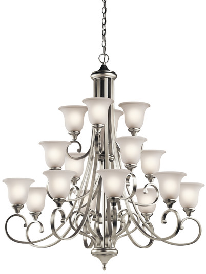 Monroe 16 Light Chandelier in Brushed Nickel (12|43192NI)