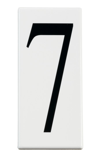 Accessory Number 7 Panel in White Material (12|4307)