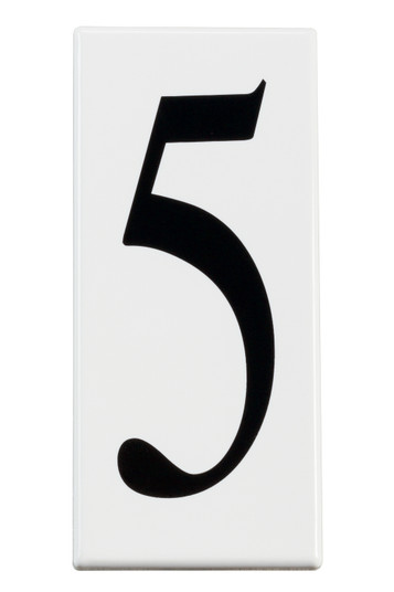 Accessory Number 5 Panel in White Material (12|4305)