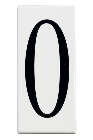 Accessory Number 0 Panel in White Material (12|4300)