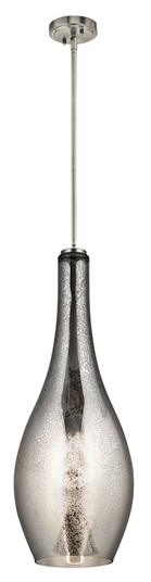 Everly One Light Pendant in Brushed Nickel (12|42475NIMER)