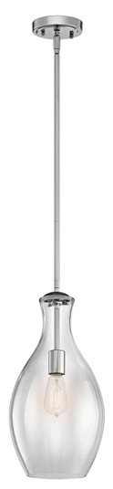 Everly One Light Pendant in Chrome (12|42047CH)