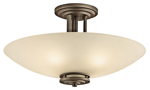 Hendrik Four Light Semi Flush Mount in Olde Bronze (12|3677OZ)