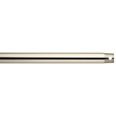 Accessory Fan Down Rod 18 Inch in Polished Nickel (12|360001PN)
