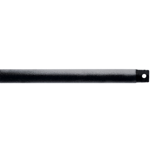 Accessory Fan Down Rod 18 Inch in Distressed Black (12|360001DBK)
