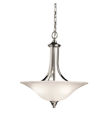 Dover Three Light Pendant/Semi Flush Mount in Brushed Nickel (12|3502NI)