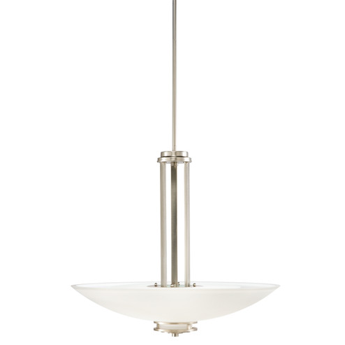 Hendrik Three Light Pendant in Brushed Nickel (12|3275NI)