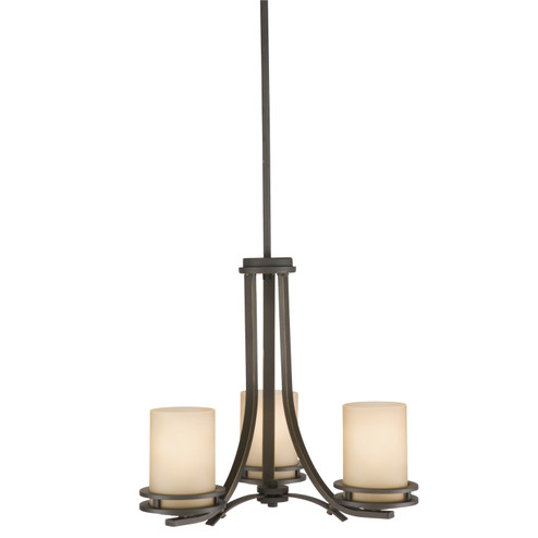 Hendrik Three Light Chandelier in Olde Bronze (12|1671OZ)