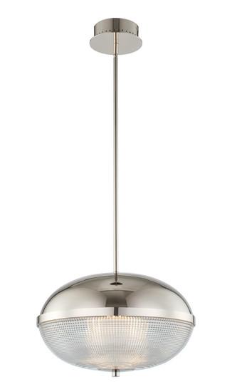 Portland LED Pendant in Polished Nickel (33|512156PN)