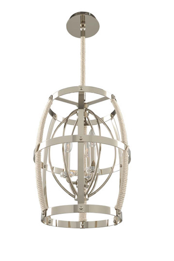 Bradbury Three Light Pendant in Polished Nickel (33|312551PN)