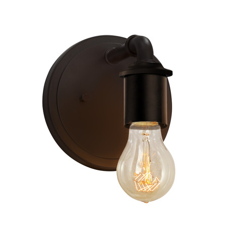 No Shade Material One Light Wall Sconce in Dark Bronze (102|NSH-8461-DBRZ)