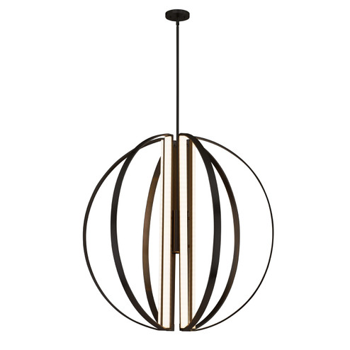 Liv LED Chandelier in Matte Black (102|NSH-4304-MBLK)