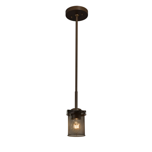 Wire Mesh One Light Pendant in Brushed Nickel (102|MSH-8455-10-NCKL)