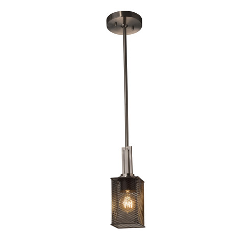 Wire Mesh One Light Pendant in Dark Bronze (102|MSH-8445-15-DBRZ)