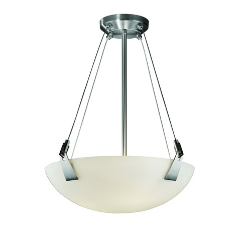 Fusion Three Light Pendant in Brushed Nickel (102|FSN-9641-35-OPAL-NCKL)