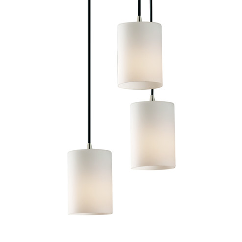 Fusion LED Pendant in Matte Black (102|FSN-8818-10-OPAL-MBLK-LED3-2100)