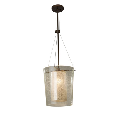 Fusion One Light Pendant in Brushed Nickel (102|FSN-8010-MROR-NCKL)